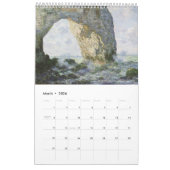 Calendrier Mural Peintures impressionnistes célèbres (Mar 2026)