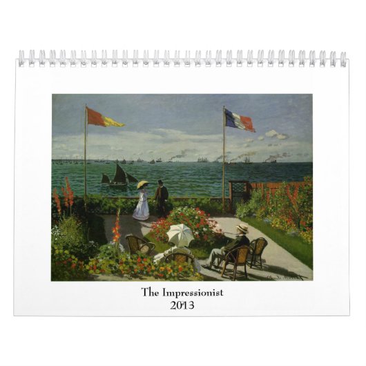 Calendrier Mural Peintures impressionnistes célèbres 2013 (Protection)