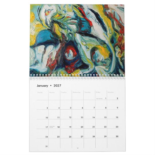 Calendrier Mural Peintures Lori 2009 K Erickson (Jan 2027)