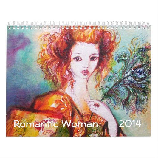 CALENDRIER MURAL PEINTURES ROMANTIQUES POUR FEMMES 2014 COLLECTION  (Protection)