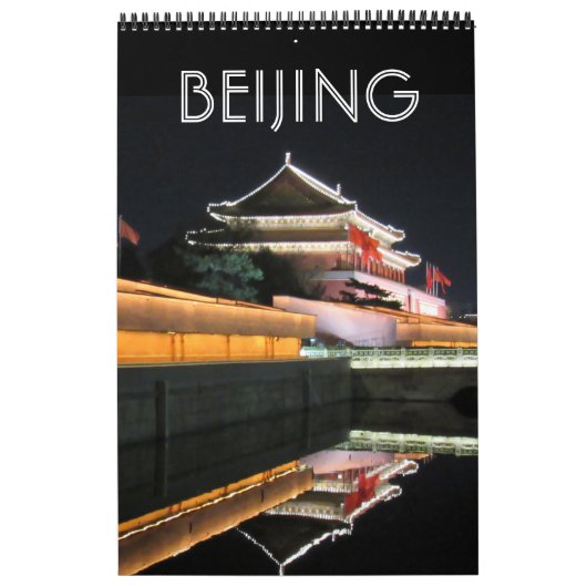 Calendrier Mural Pékin Chine (Protection)