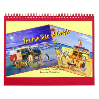 Calendrier Mural Pembroke Welsh Corgi Le côté amusant de Corgis