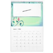 Calendrier mural personnalisé de la photo de (Mar 2026)