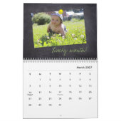 Calendrier Mural Personnalisé, Noël, Collage photo (Mar 2027)