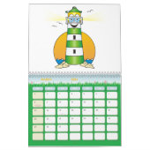 Calendrier Mural Phare de Cartoon (Mar 2026)