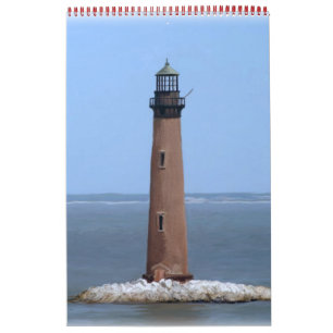 Calendrier Mural phare de l'île de sable