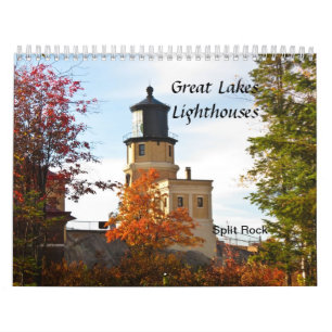 Calendrier Mural Phares des Great Lakes
