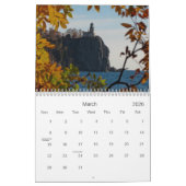 Calendrier Mural Phares des Great Lakes (Mar 2026)