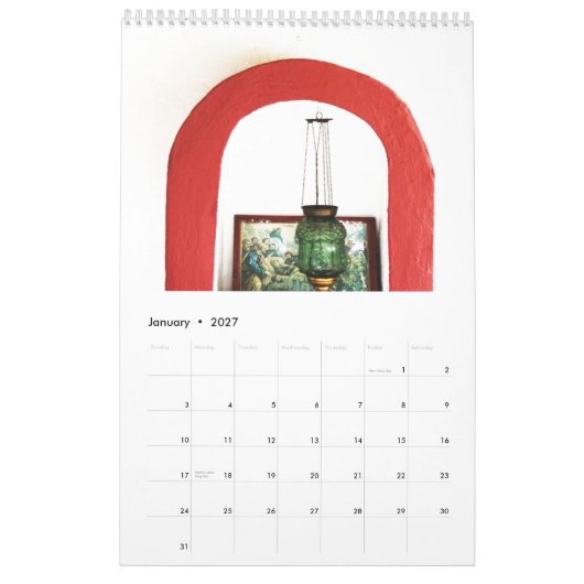 Calendrier Mural photographie (Jan 2027)