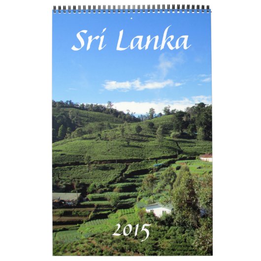 Calendrier Mural photographie 2015 du Sri Lanka (Protection)