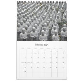 Calendrier Mural photographie 2016 de Bouddha (Feb 2027)