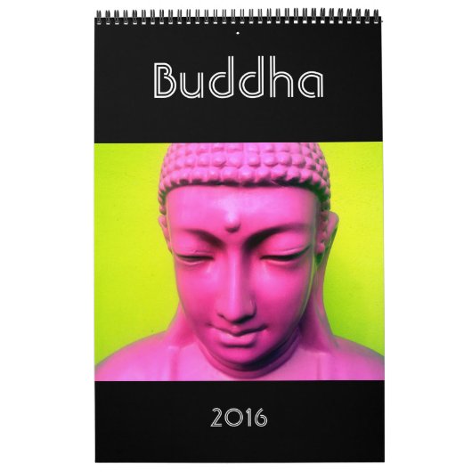 Calendrier Mural photographie 2016 de Bouddha (Protection)