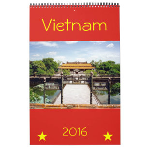 Calendrier Mural photographie 2016 du Vietnam