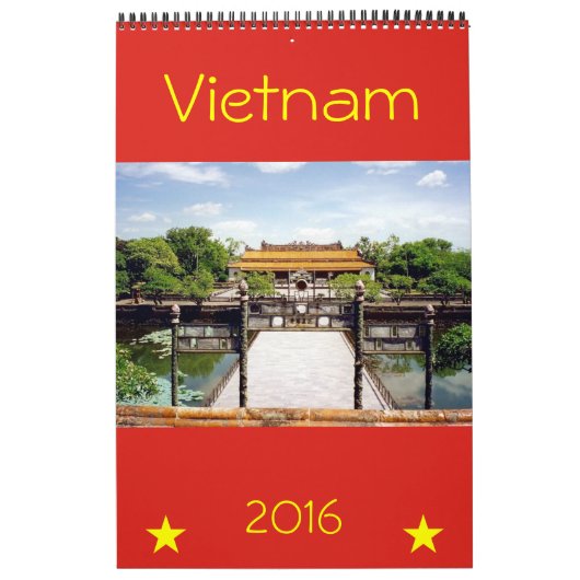 Calendrier Mural photographie 2016 du Vietnam (Protection)