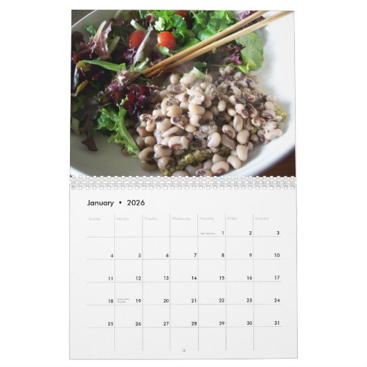 Calendrier Mural Photographie 2017 de nourriture (Jan 2026)