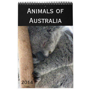 Calendrier Mural photographie australienne 2014 d'animaux