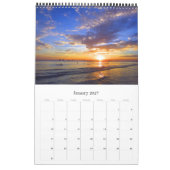 Calendrier Mural photographie de plages (Jan 2027)