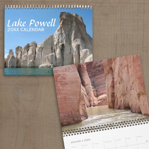Calendrier Mural Photographie de voyage du lac Powell