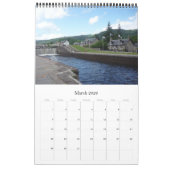 Calendrier Mural photographie écossaise (Mar 2026)