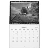 Calendrier Mural Photographie noire et blanche (Feb 2026)
