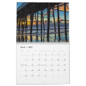 Calendrier Mural Pilier d'Oceanside au coucher du soleil (Mar 2027)