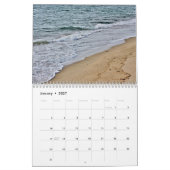 Calendrier Mural Plages (Jan 2027)