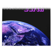 Calendrier Mural Planète Terre de l'univers (Protection)