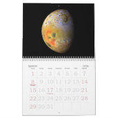 Calendrier Mural Planètes et système solaire (Mar 2026)