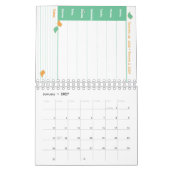 Calendrier Mural Planificateur de trois mois (Jan 2027)