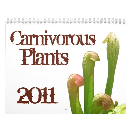 Calendrier Mural Plantes carnivores (Protection)