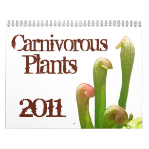Calendrier Mural Plantes carnivores