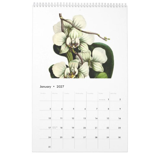 Calendrier Mural Plantes tropicales 2015 (Jan 2027)