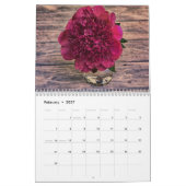 Calendrier Mural Plutôt Awesome Peonies (Feb 2027)