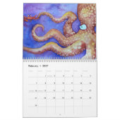 Calendrier Mural Poissons avec la collection d'attitude par Mike (Feb 2027)