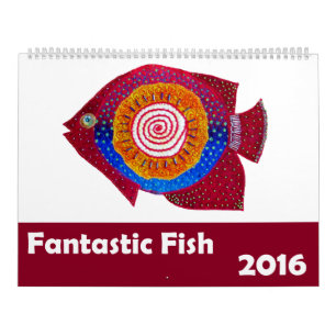 Calendrier Mural Poissons fantastiques