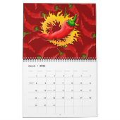 Calendrier Mural Poivre avec flamme (Mar 2026)