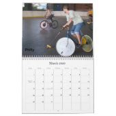 Calendrier Mural Polo de bicyclette de Hardcourt - customisé (Mar 2026)