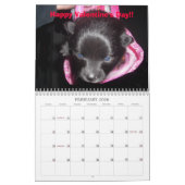 Calendrier Mural Pomeranian de Carma (Feb 2026)