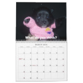 Calendrier Mural Pomeranian de Carma (Mar 2026)