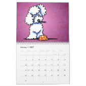 Calendrier Mural Poodles Off-Leash Art™ Vol 1 (Jan 2027)