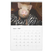 Calendrier Mural Porcs d'acres d'Oinking mini (Mar 2027)