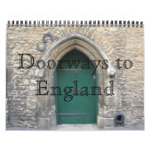 Calendrier Mural Portes vers l'Angleterre (Protection)