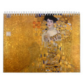 Calendrier Mural Portrait d'Adele Bloch-Bauer par Gustav Klimt 1907 (Protection)