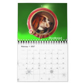 Calendrier Mural PORTRAITS DE CHIEN MINIATURE VICTORIENNE 2017 Vert (Feb 2027)
