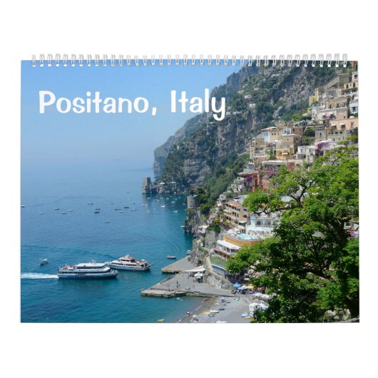 Calendrier Mural Positano 12 mois (Protection)