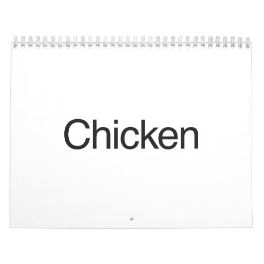 Calendrier Mural Poulet (Protection)