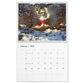 Calendrier Mural Poulet naturel gardant de 'l'atterrisseur de (Feb 2026)