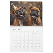 Calendrier mural pour chien Boxer 2026 | Calendrie (Jan 2027)