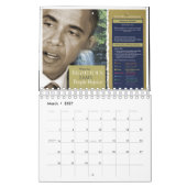 Calendrier Mural Prières pour le président (Mar 2027)