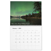 Calendrier Mural Prince magique William Sound Calendar de l'Alaska (Feb 2026)